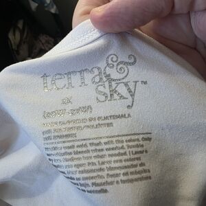 Terra & Sky Light Gray camisole